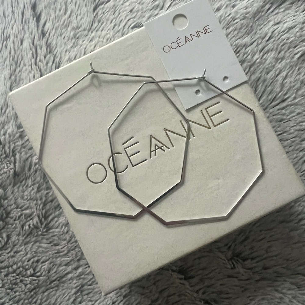 NWT! Sterling silver hoops
